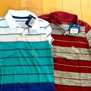 NWT Two Boys Polo Shirts, size XXS (4/5).